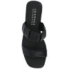 Journee Collection Women's Pegie Slip On Faux Leather Flat Sandals - 4 of 4
