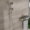 Kumasinova 4.7" Rain Shower System Set,8-Function Dual Showerhead Combo with Adjustable Slide Bar,1.8GPM/Plastic Material - 2 of 4