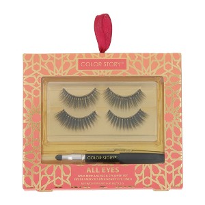 Color Story All Eyes Faux Mink Lashes & Eyeliner Set - 2ct - 1 of 4
