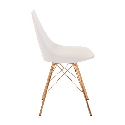 OSP Home Furnishings - Oakley Chair - Cream/Gold