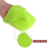 Unique Bargains Heat Resistant Silicone Finger Protector Pot Holder Oven Mitts 4 Pcs - 4 of 4