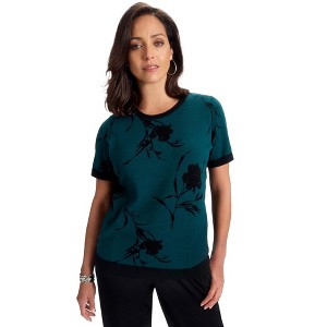 Jessica London Fine Gauge Crewneck Shell - 1 of 4