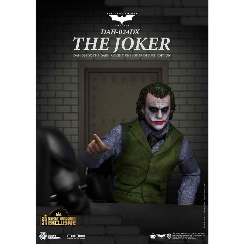 DC Comics The Dark Knight The Joker Deluxe Edition (Dynamic 8ction Hero), 2 of 6
