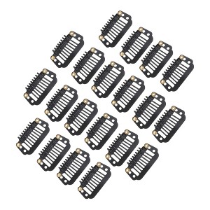 Unique Bargains 8-Teeth Snap Wig Hair Clips 20 Pcs - 1 of 4