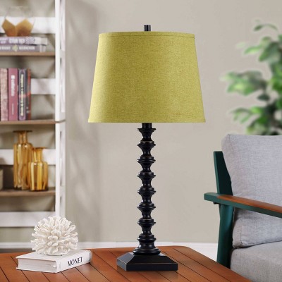 Dann Foley Lifestyle Table Lamp Black - StyleCraft: Modern Adjustable Polyester Shade, Metal Body, UL Listed