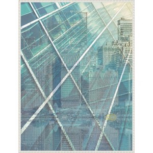 Amanti Art Cityworks III by Steve Hunziker Framed Canvas Wall Art - 1 of 4