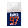 Sleep Squad Edmonton Oilers Connor McDavid 60 x 80  Raschel Plush Blanket - 4 of 4
