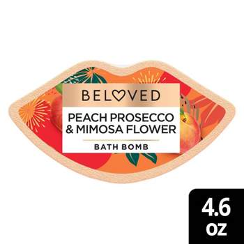 Beloved Bath Bomb - Peach Prosecco & Mimosa Flower - 4.6oz