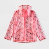 Kids' Cherries Printed Clear Rain Coat - Cat & Jack™ Pink - 2 of 3