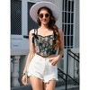 Women's Vintage Corset Lace-Up Fishbone Print Vest Pirate Costume - 3 of 4