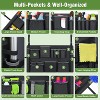 Trash Can Caddy Bag with 13 Pockets, Fits 32-55 Gallon Garbage Bins for Commercial Cleaning Supplies - 4 of 4