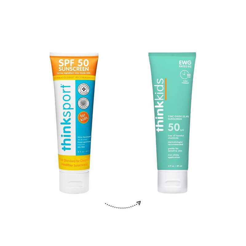Thinksport Mineral Kids Sunscreen Lotion - SPF 50, 3 of 12