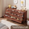 9 Drawers Dresser for Bedroom, 60.6" Wide Dressers with Curved Profile Design, Fluted Wood Drawers, Modern Chest of Dressers - 4 of 4