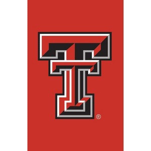 Evergreen Texas Tech University House Applique Flag- 28 x 44 Inches Indoor Outdoor Sports Decor - 1 of 4