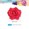 Unique Bargains Fabric Rose Boho Hair Clips Fabric Flower Brooch Pins for Wedding Party Dance 1 Pc - 2 of 4