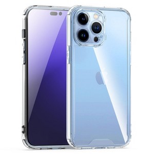 Reiko High Quality 2X Clean PC and TPU Bumper Case In Clear For Apple iPhone 15 Pro - 1 of 2