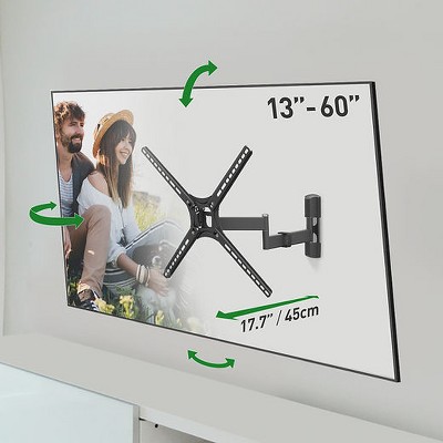 Barkan 13" - 60" Full Motion TV Wall Mount - Extension, Swivel & Tilt