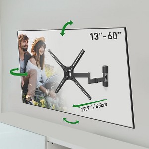 Barkan 13" - 60" Full Motion TV Wall Mount - Extension, Swivel & Tilt - 1 of 4