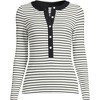 Lands' End Women's Drapey Rib Skimming Long Sleeve Henley - 3 of 4