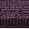 Home Mart Goods Purple Plum Large Soft Cozy Plush Chenille Bath Mat Bathroom Rug - 36"x24" - 4 of 4