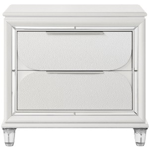 NicBex Nightstand with Drawers,Side Table with Metal Handles and Elegant Finish,Modern Bedside Table for Bedroom,Living Room - 1 of 4