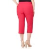 Rekucci Curvy Woman  Classic Pull-On Stretchy Straight Leg Capri - 3 of 4