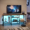 Pinmoco 47" LED TV Stand with Open Shelves, Media Entertainment Center for Living Room/Bedroom - 2 of 4
