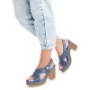 Refresh Women's Cross Strap Heeled Sandals - 2 of 4