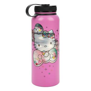 Pink OshKosh Stainless Steel Water Bottle With Sticker Pack