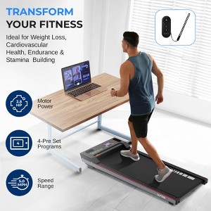 SereneLife Portable Walking Pad - 2.5 HP Electric Treadmill with Adjustable Speed, Smart Control & Remote for Walking, Jogging & Running (SLFTRD12.5) - 1 of 4