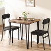Dining Table Set for 4, Kitchen Table with Upholstered Chairs for Kitchen Room and Small Spaces - 3 of 4