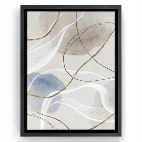 Americanflat - 16x20 Floating Canvas Black - Serenity In Simplicity Ii By  Pi Creative Art : Target