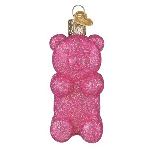 Old World Christmas Blown Glass Ornament for Christmas Tree, Glistening Jelly Bear - 1 of 4