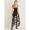 VENUS Womens Sequin Applique Overlay Romper - 3 of 4