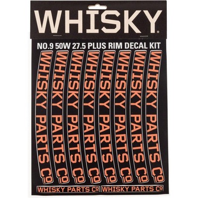 Whisky Parts Co. 50w / 80w Rim Decal Kit Orange