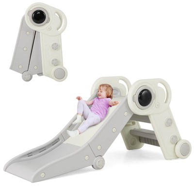 Safstar Folding Freestanding Toddler Slide for Toddlers Age 18+ Months w/ Climber Indoor