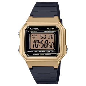 Casio Men's Classic Digital Watch with Gold Accents - W-217HM-9AV - 1 of 2
