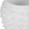 Modern White Ceramic Planter - Textured Stoneware Flower Pot for Indoor & Outdoor Garden Decor - 9" White - 4 of 4