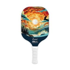 Luzz Pickleball Paddles, T700 Carbon Fiber Pickleball Paddle Sandblasted Surface with Honeycomb Core Pickle Ball Rackets for Ultimate Spin & Control - 1 of 4