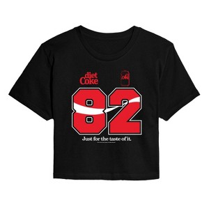 Women's - Coca-Cola - Diet Coke Jersey Cropped Graphic T-Shirt - 1 of 4