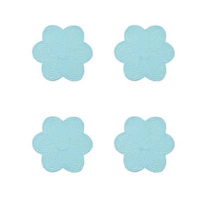 C&F Home Blue Flower Shaped Placemat Set of 4