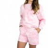 Women's Tie Dye Drop Shoulder Sweatshirt - Body Wrappers - 2 of 4
