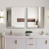 MAYEERTY Metal Framed Rectangular Bathroom Mirror for Wall - 3 of 4