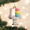 Old World Christmas Blown Glass Ornament for Christmas Tree, Cake On Stand - 2 of 4