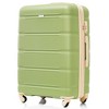 3 Pieces Spinner Wheels Luggage Set, 20-inch With USB Port, Expandable 24" And 28", 360-degree Rotating Wheels Suitcase - 2 of 4
