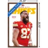 Trends International NFL Kansas City Chiefs - Travis Kelce Feature Series 24 Framed Wall Poster Prints - 3 of 4