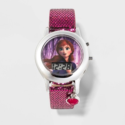 Girls' Disney Frozen Anna Watch - Purple