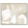 Art Remedy Cream and Ivory Modern Minimal Abstracts Framed - 3 of 4