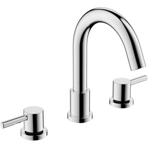 Modern 8" Widespread Faucet with 360 spout. A sleek upgrade for your bathroom vanity. - 1 of 4