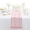 Big Dot of Happiness Pink Stripes - Petite Simple Party Paper Table Runner - 12 x 60 inches - 2 of 4
